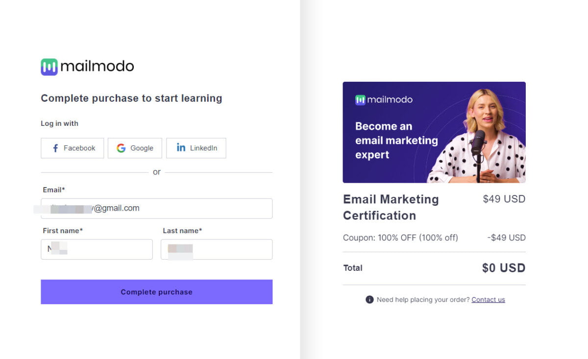 Mailmodo Free Email Marketing Course