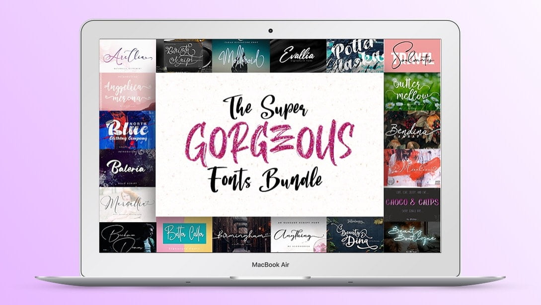 the super gorgeous font bundle 2