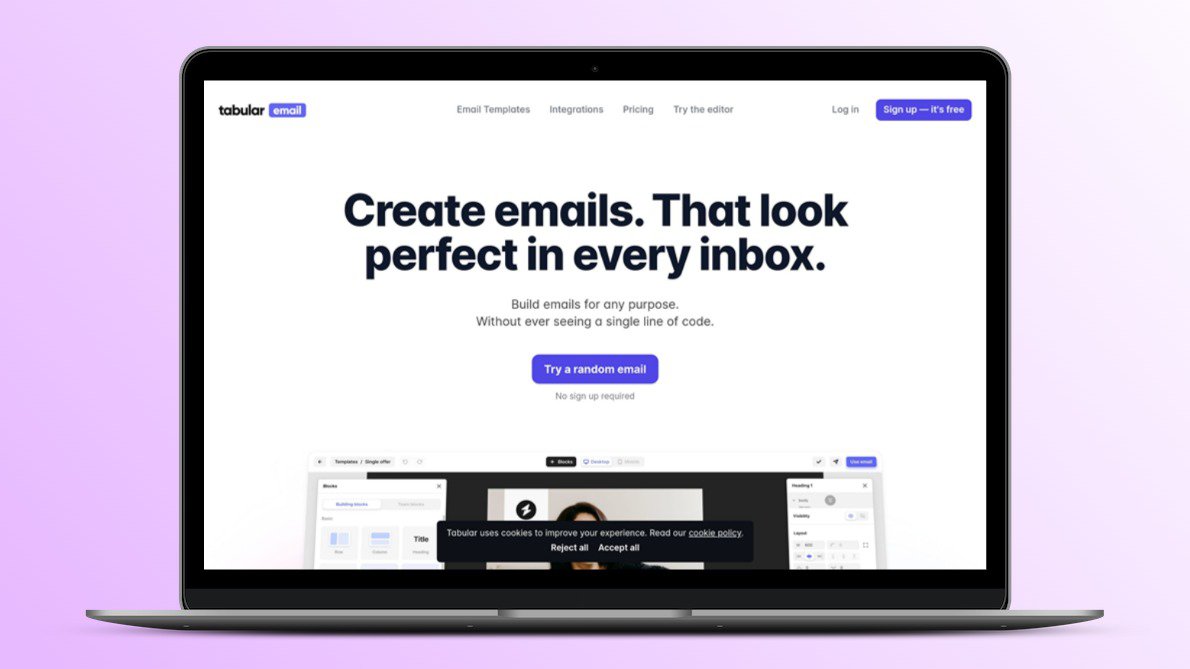 Tabular Email  📧 Create Perfect Email Templates
