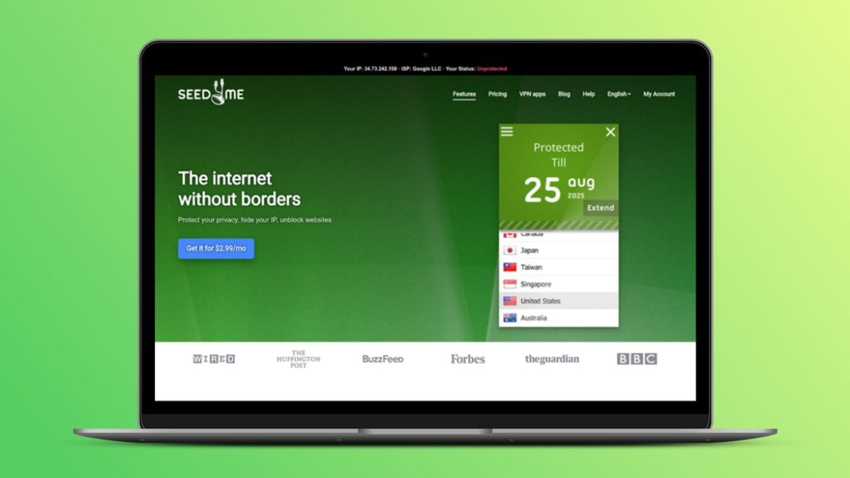 seed4 me vpn lifetime deal image