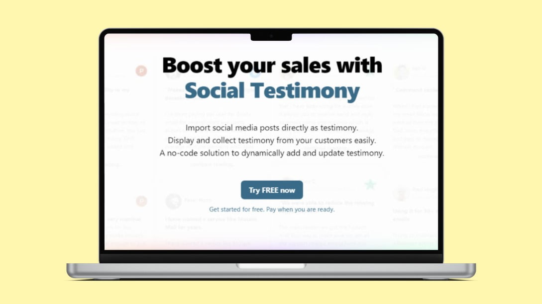 Social Testimony Lifetime Deal Image