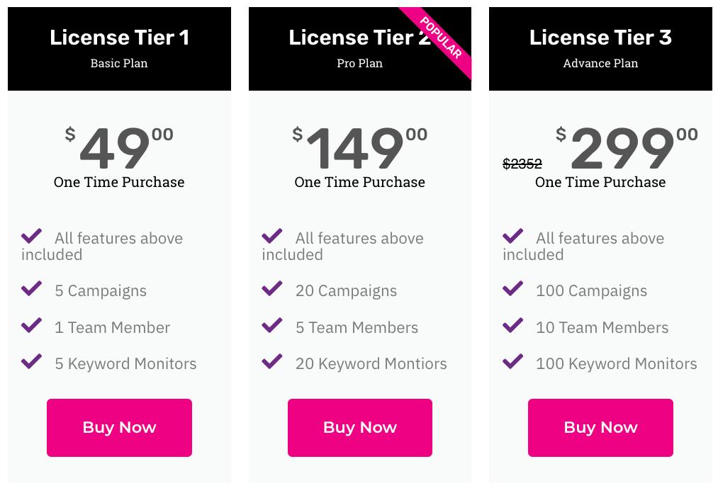 ReachOwl Lifetime Plans