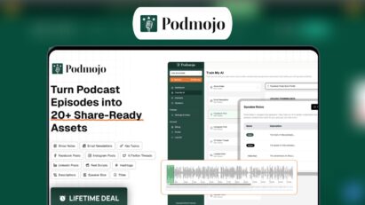 Podmojo Black Friday Lifetime Deal – 20% OFF 📺 Automate Podcast Clips, Notes & Posts