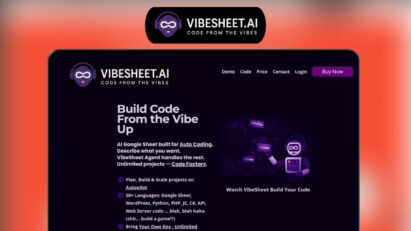 VibeSheet Pro Lifetime Deal | Vibe Coding Within Google Sheet