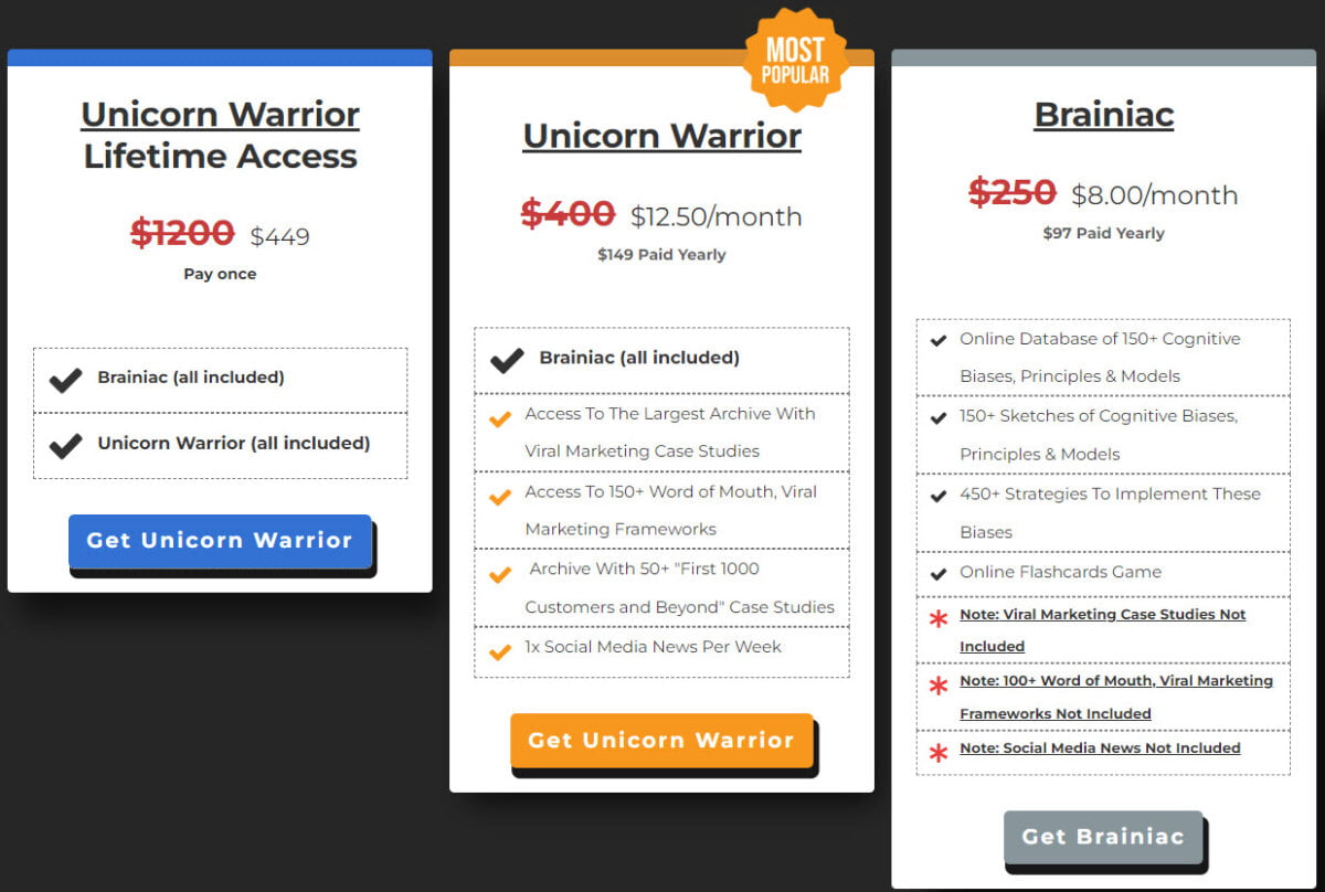 Unicorn Warrior Lifetime