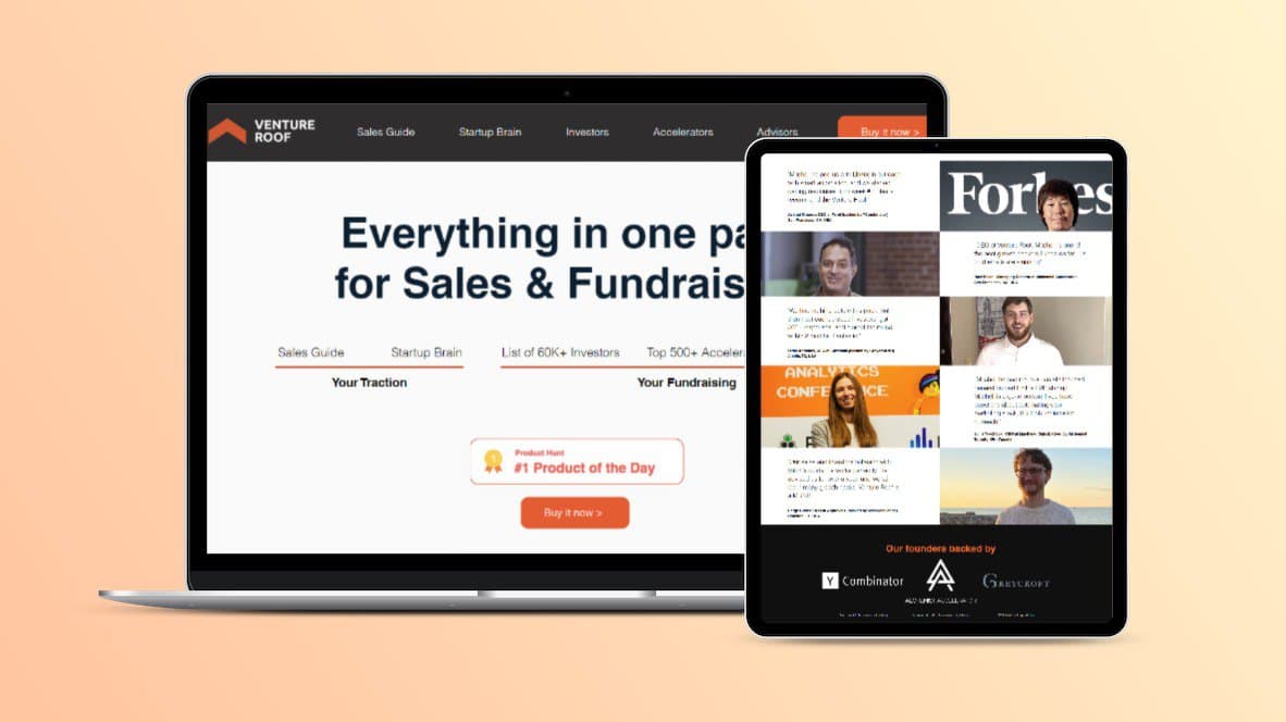 Venture Roof Lifetime Deal Image