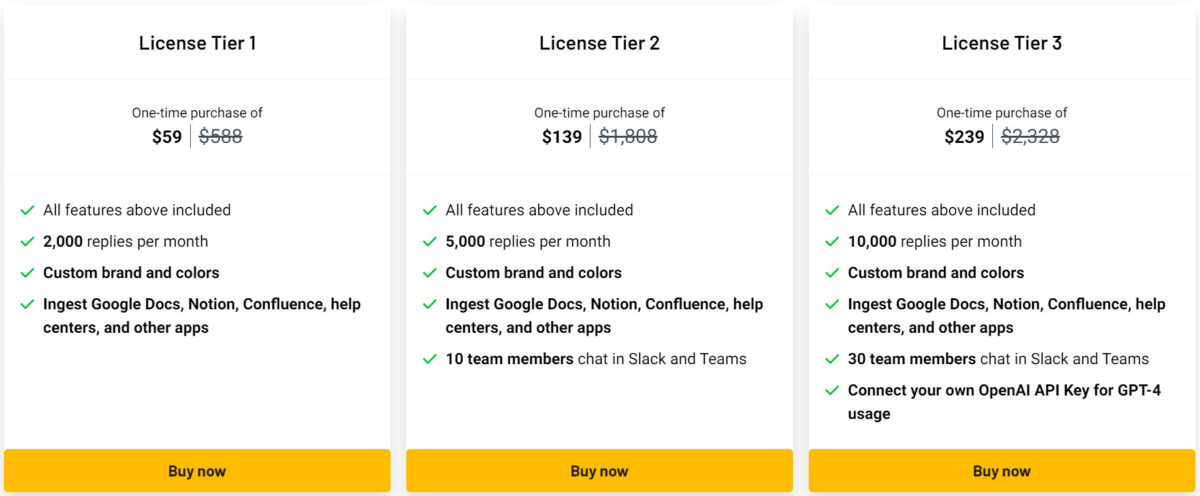 Eesel AI Lifetime Deal Pricing