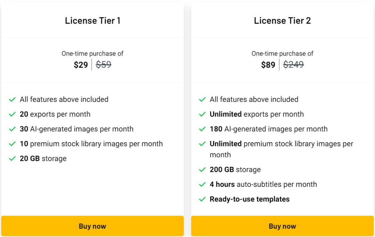 Illusto lifetime deal pricing