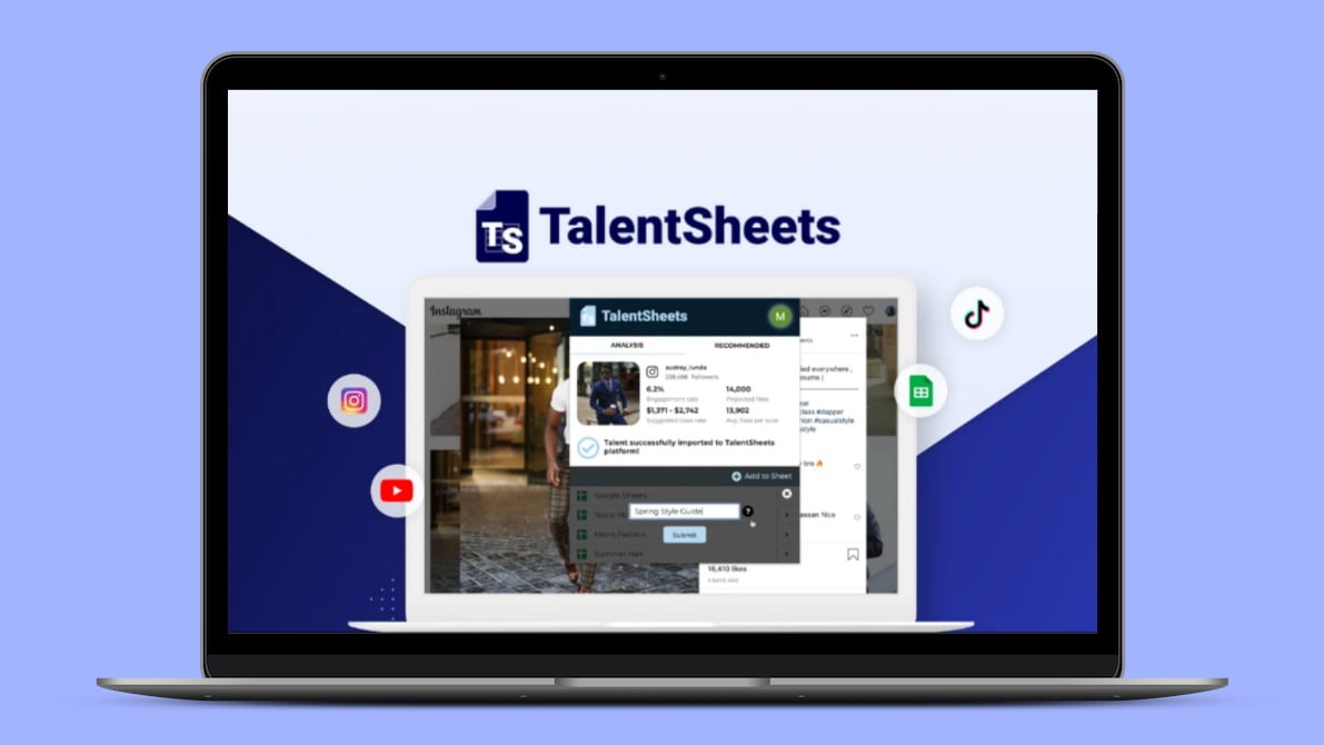 talentsheets lifetime deal image
