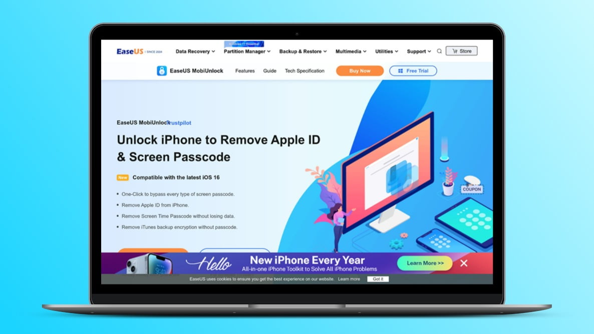 EaseUS MobiUnlock Lifetime Deal Image