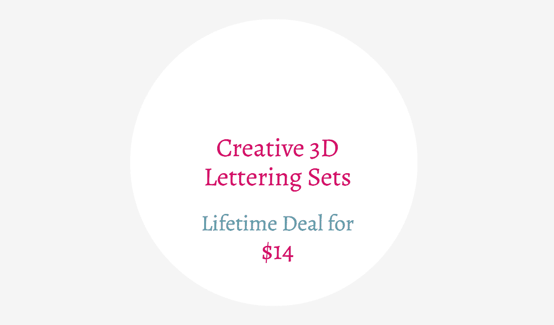 Creative 3d letter featured image