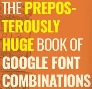 Preposterously Huge Book Of Google Fonts Combination Lifetime Deal
