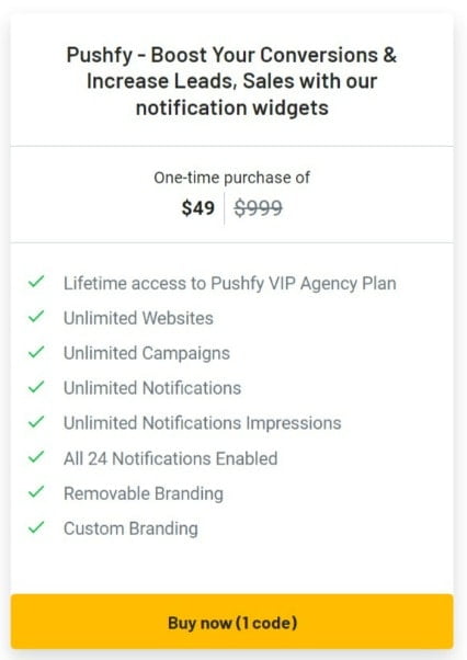 pushfy lifetime deal image