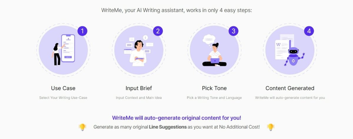 writeme.ai lifetime deal image