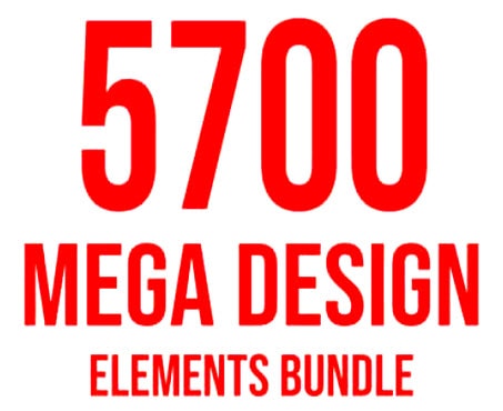 5700 Mega Design Elements Bundle Lifetime License Logo