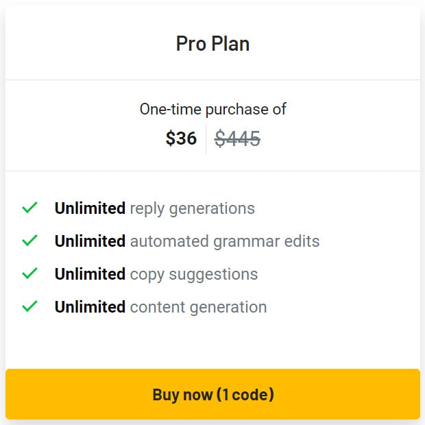 Email summarizer lifetime deal pricing