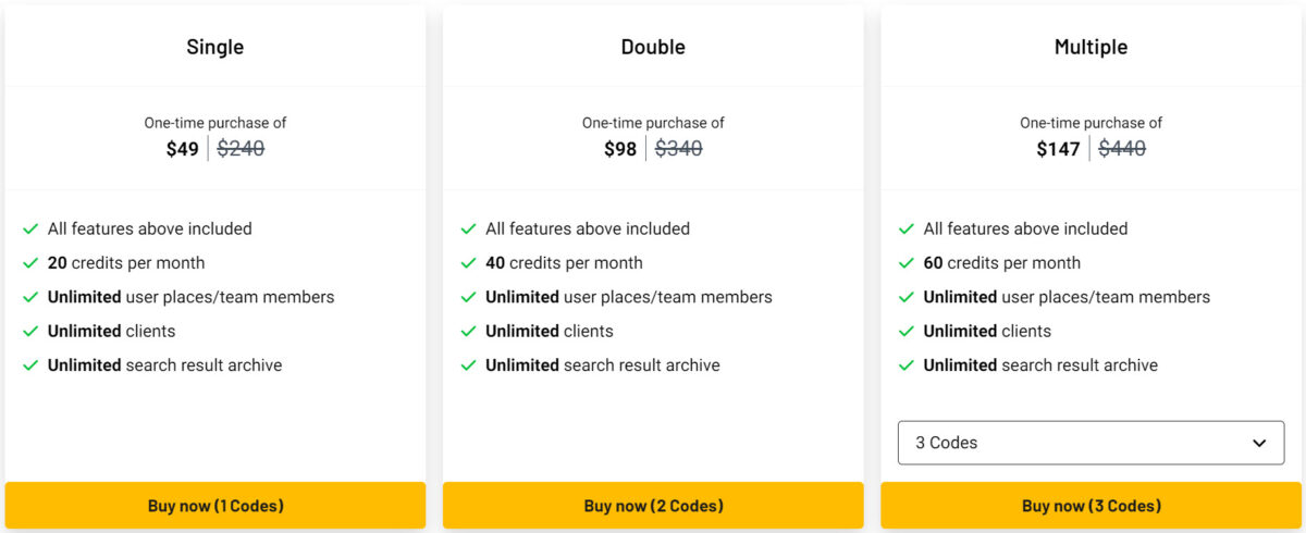 Dibz Lifetime Deal Pricing