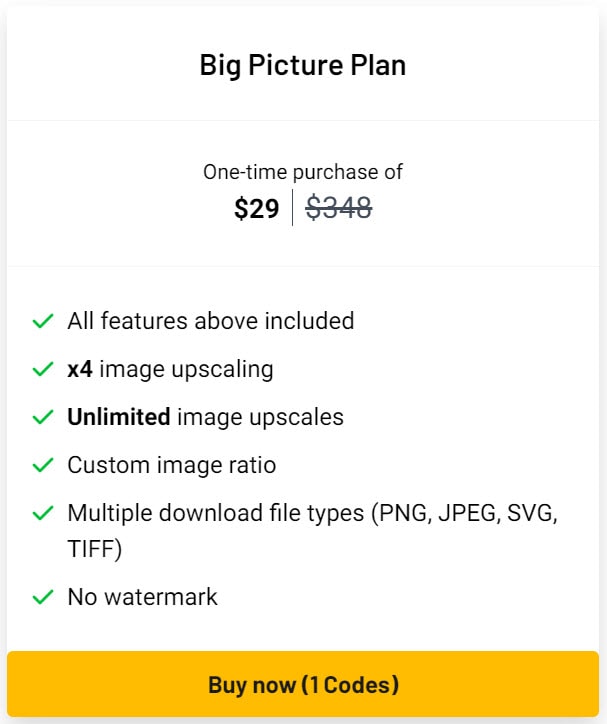 Upscale Any Image Lifetime Deal Pricing
