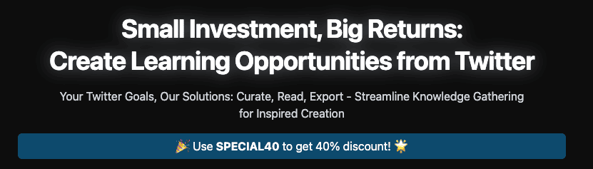 Tweetsmash Special40 Code