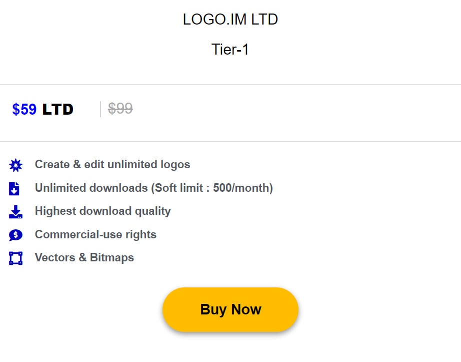 Logo.im Lifetime Deal Pricing