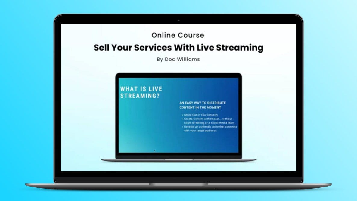 Sell Your Services With Live Streaming Lifetime Deal Image