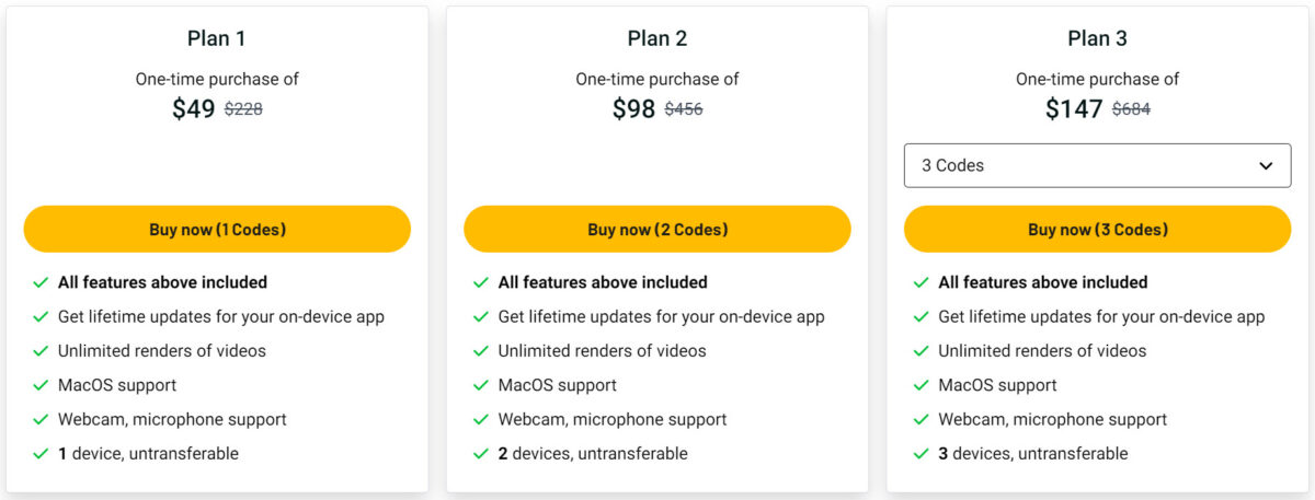 Screen Story Lifetime Deal Pricing