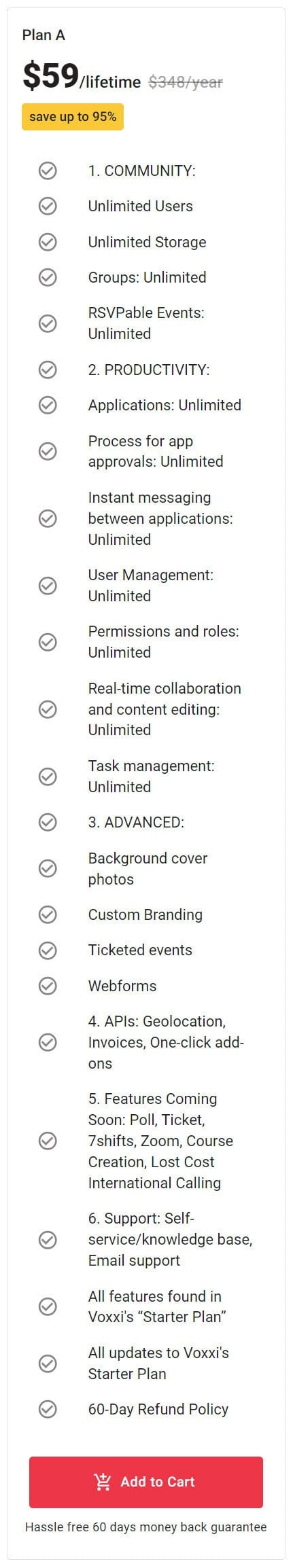 Voxxi Lifetime Deal Pricing I