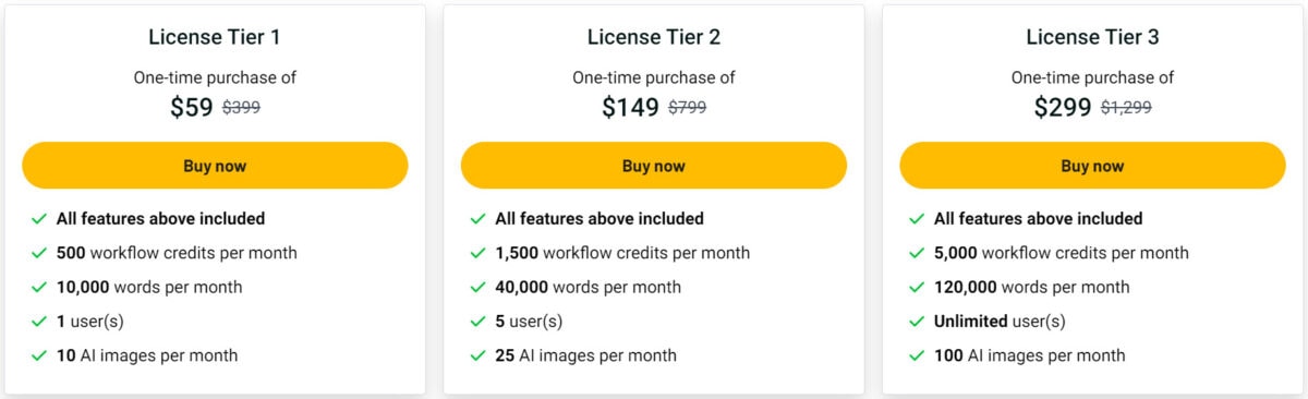 Kelever Ai Lifetime Pricing I