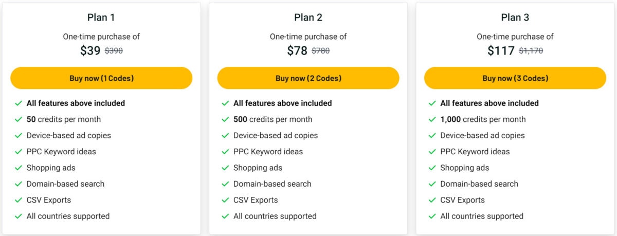 Adbrain Lifetime Deal Pricing I