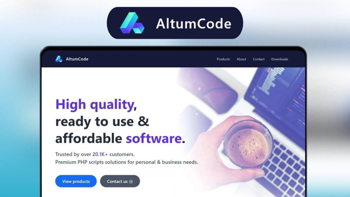 Altumcode Php Scripts Lifetime Deal Image