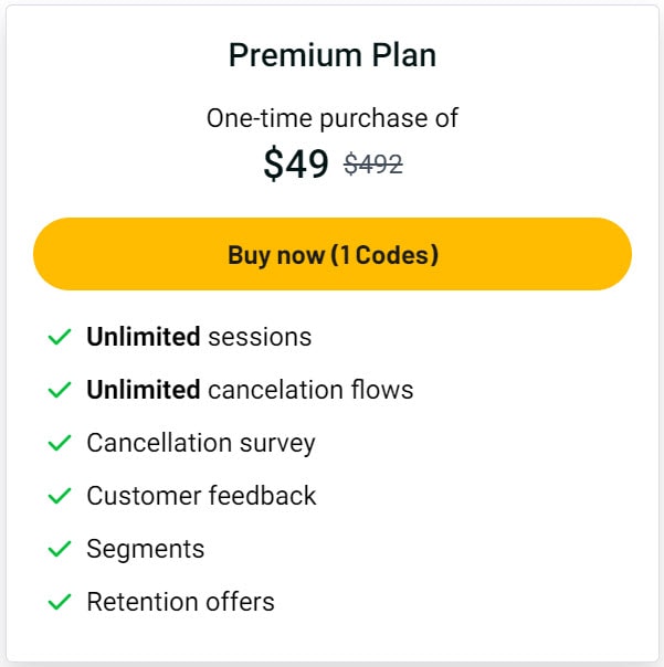 Cancelo Lifetime Deal Pricing