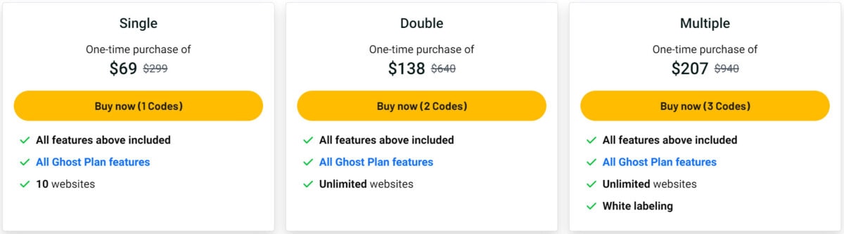 Hide My Wp Ghost Lifetime Deal Pricing