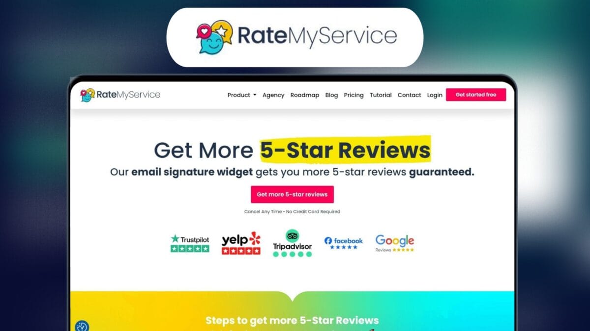 Ratemyservice Lifetime Deal Image