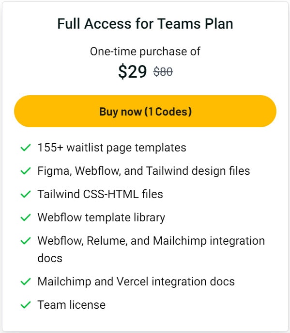 Coming Soon Kit Lifetime Deal Pricing