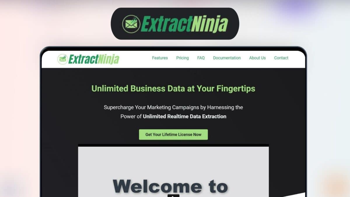 Extractninja Lifetime Deal Image