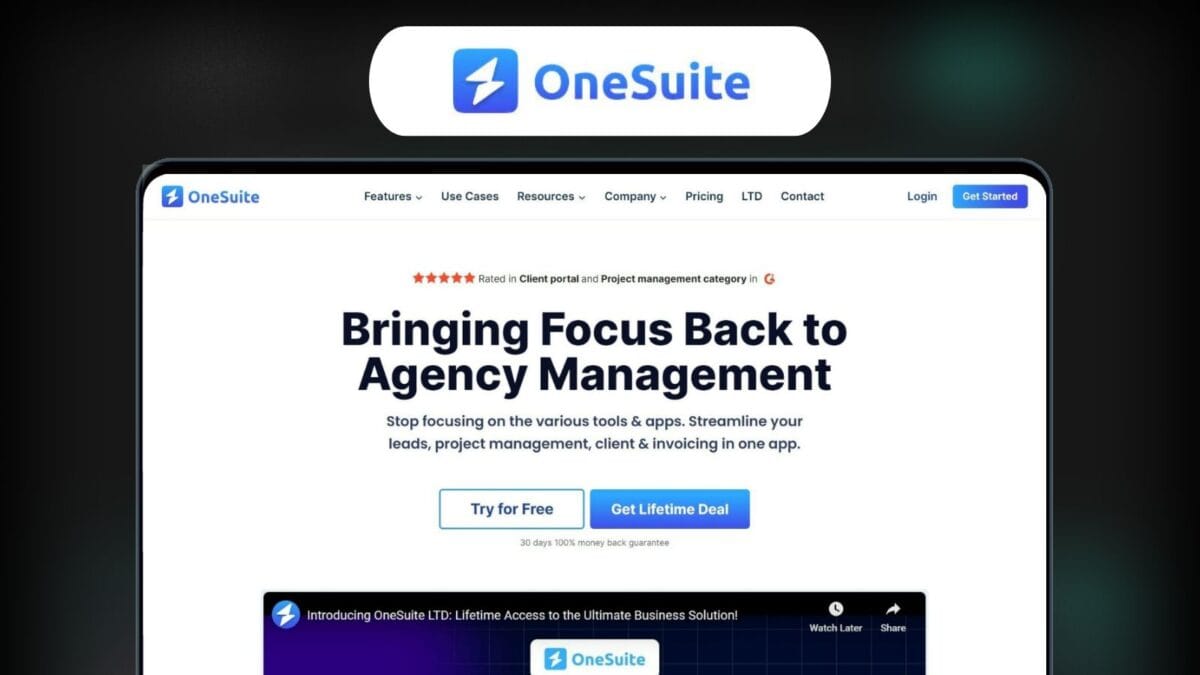 Onesuite.io Lifetime Deal Image