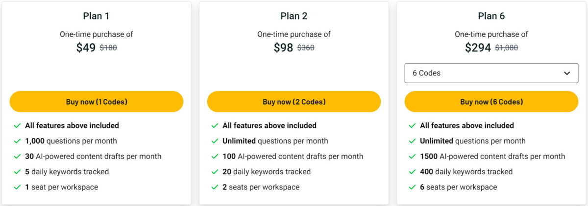 Qapop Lifetime Deal Pricing I