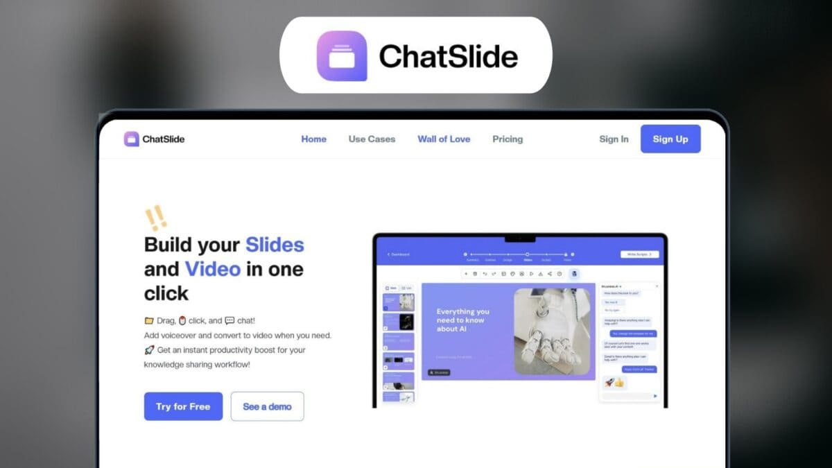 Chatslide Ai Lifetime Deal Image