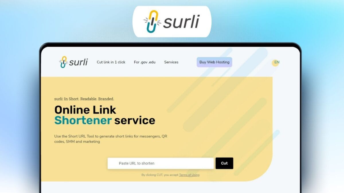 Surli Free Url Shortener By Hyperhost Image