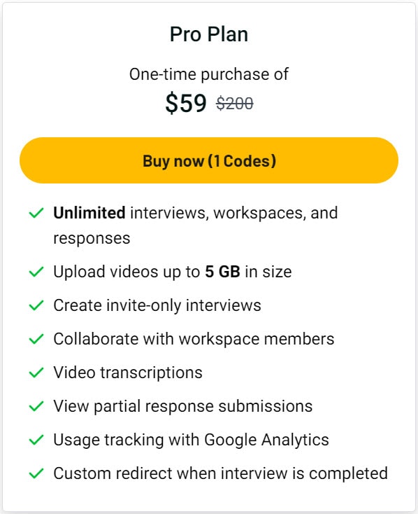 Vidconvo Lifetime Deal Pricing