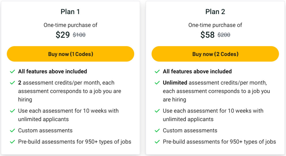 Righthire Lifetime Deal Pricing