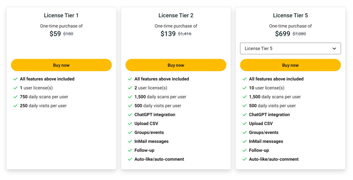 Scrab.in Lifetime Deal Pricing New
