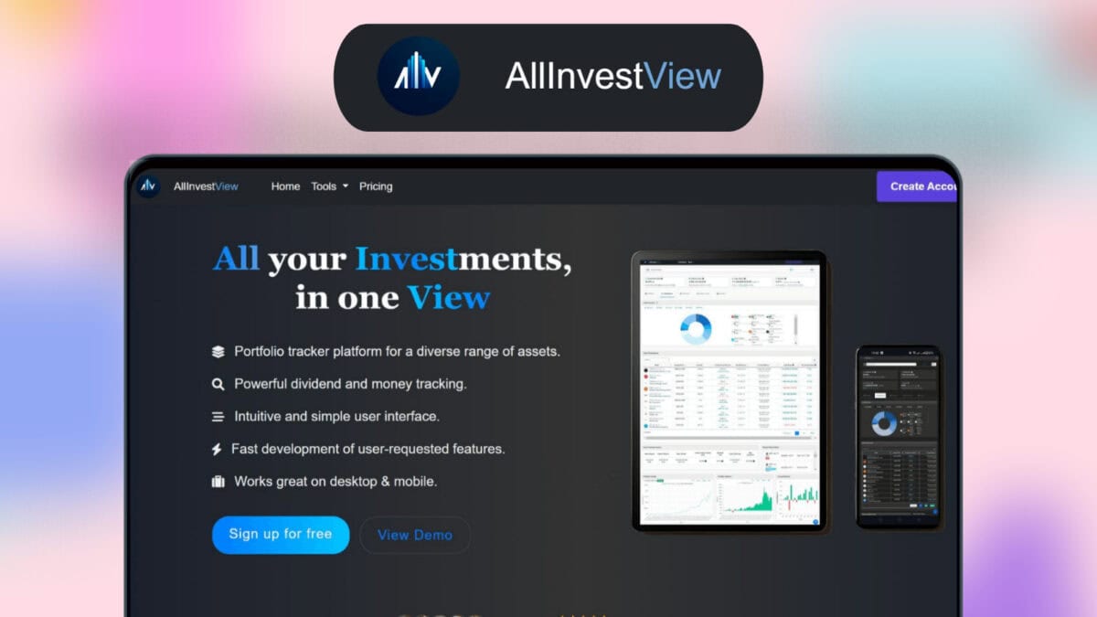 Allinvestview Lifetime Deal Image