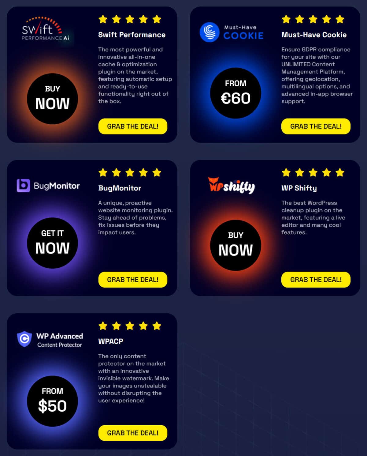 Must Have Plugins Pricing