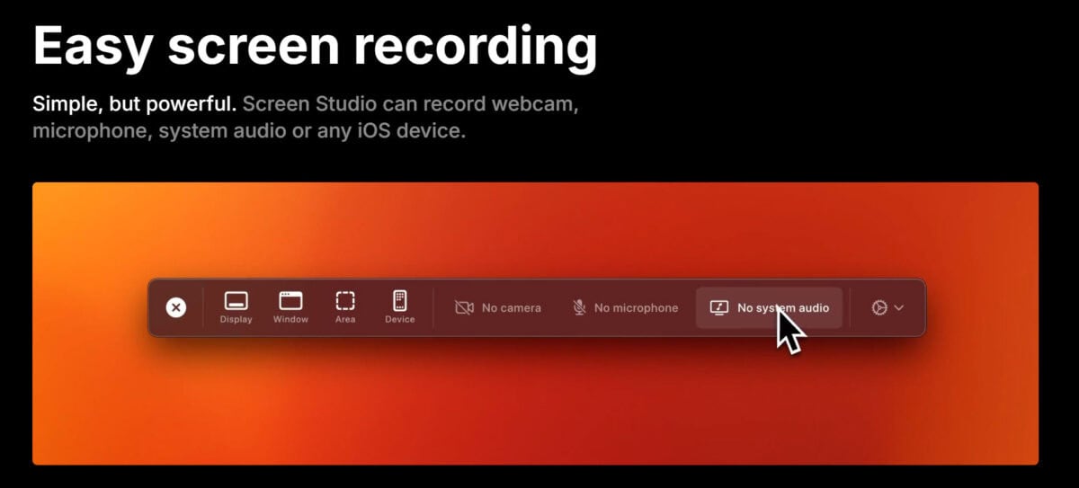 Screen Studio Lifetime Deal Image 1