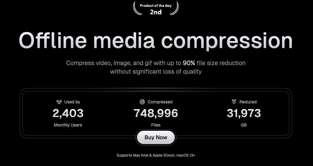 Compressx Black Friday Deal