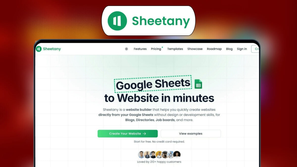 Sheetany Lifetime Deal | Build Websites from Google Sheets Effortlessly