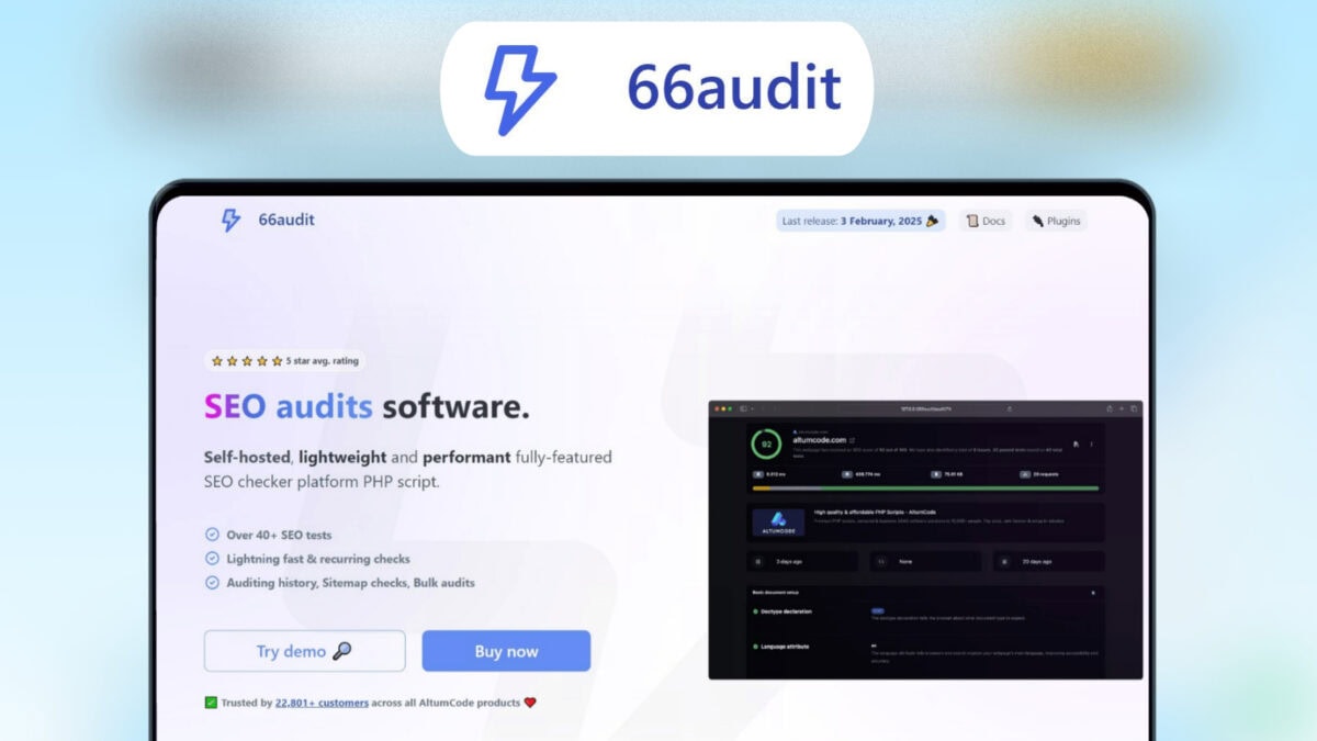 66audit Lifetime Deal Image