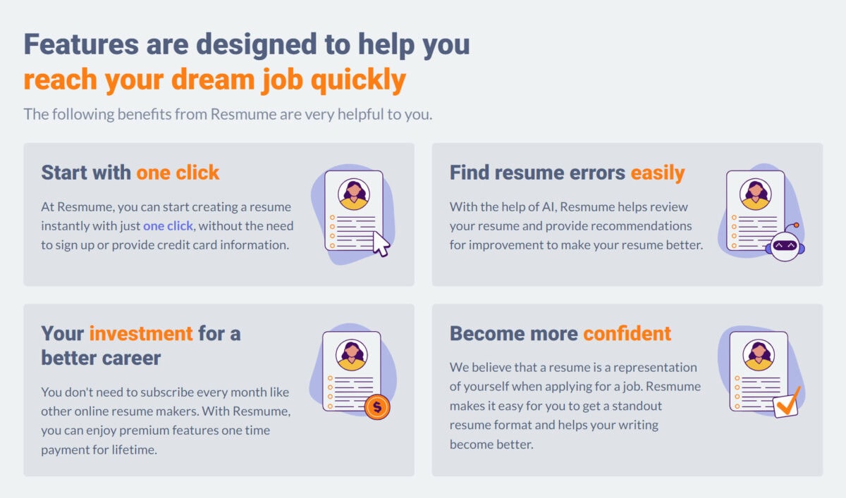 Resmume Lifetime Deal Image 2