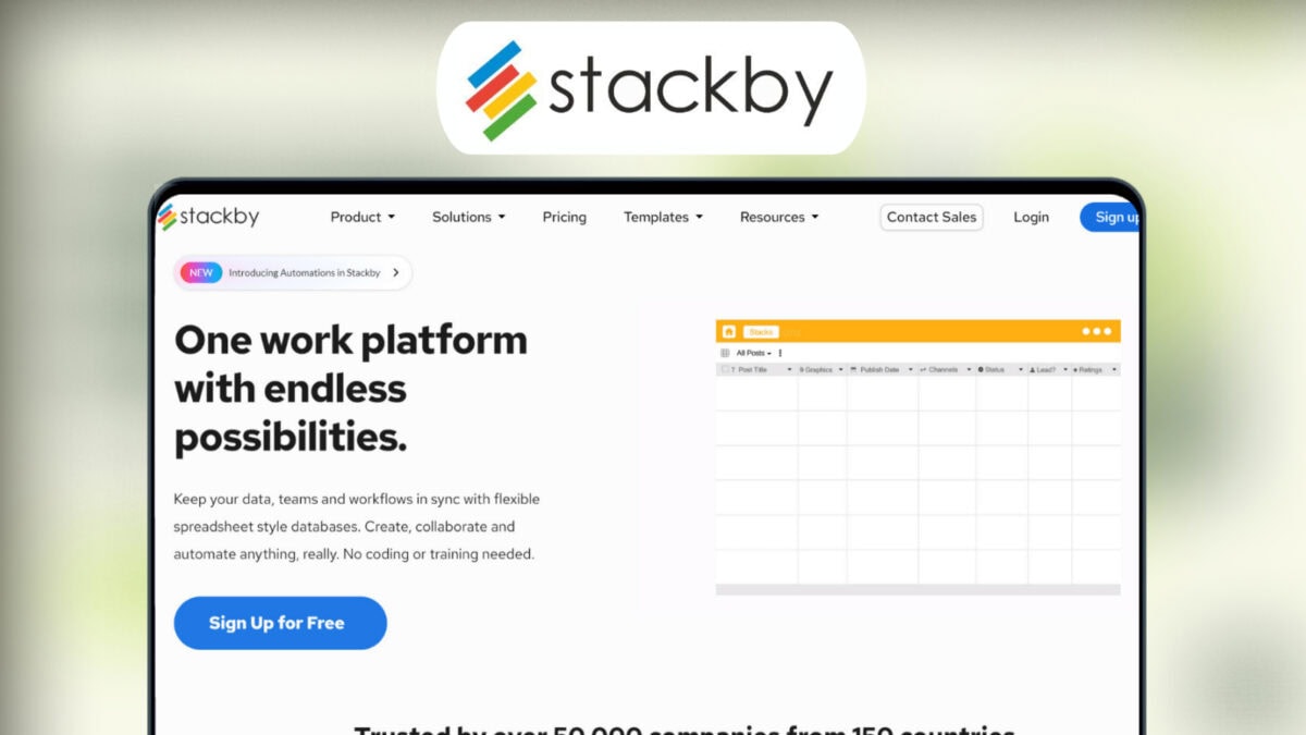 Stackby Annual Deal Image